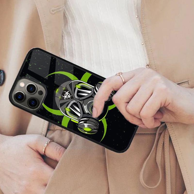 

Nuclear Mask Gas Mask Magnetic Phone Case For APPLE iPhone 17 Air 16 14 13 12 Pro Max 15 Plus Wireless Charge With MagSafe Cover iPhone 14