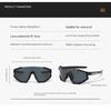 New Sports Sunglasses, Fashionable Men's And Women's Cycling Glasses Colorful Sunglasses 9996