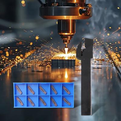 MGEHR1212 Grooving Cutter System with a Complete Set of MGMN150G Inserts