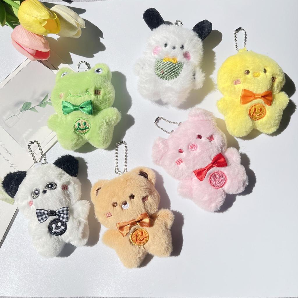 Cute Plush Doll Keychain: Versatile Bag Charm & Gift for Girls and Friends