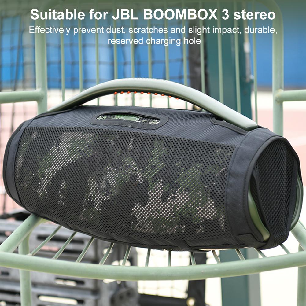 Prachový kryt reproduktoru pro JBL Boombox 3 přenosný reproduktor Ochranné pouzdro Venkovní párty reproduktor Síťovaný návlek Příslušenství k reproduktoru