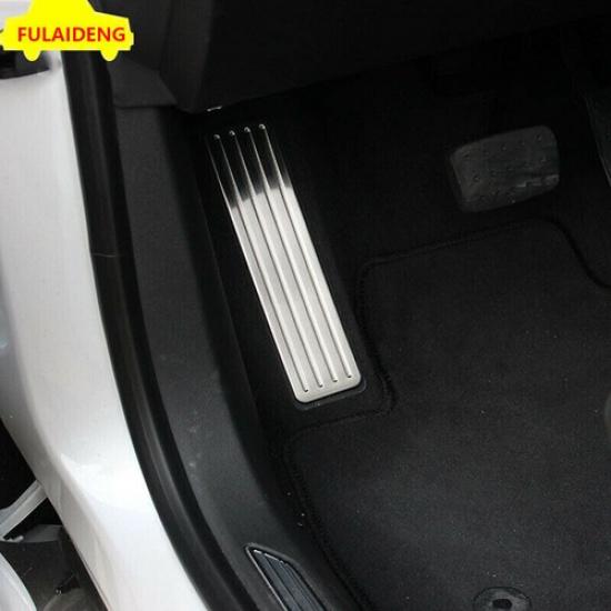 For Cadillac XT5 2016-2021 Stainless Footrest Pedal Cover Foot Rest Pad Cap Trim