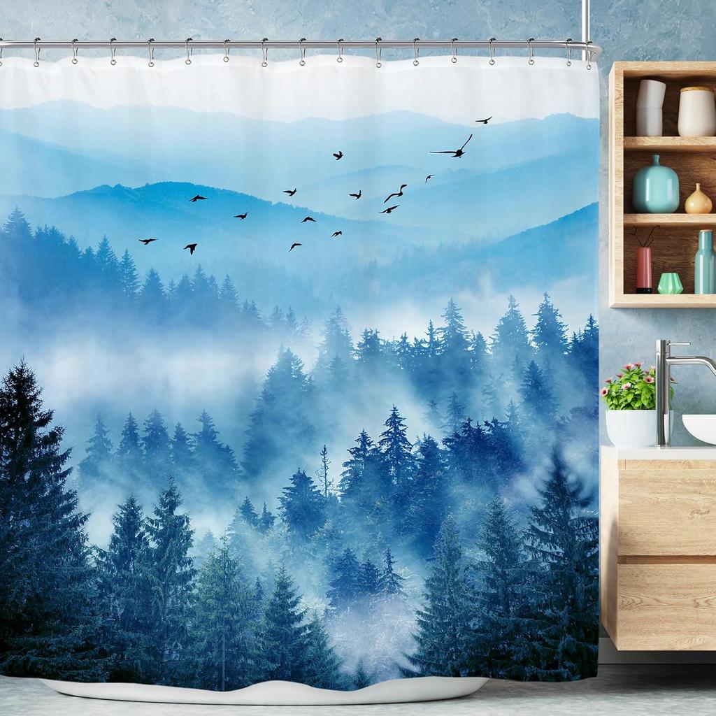 Home Shower Curtains for Bathroom Waterproof Fabric Modern Nordic Style Bathroom Curtains Shower Curtain 180x200 240x180 .