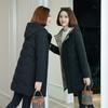 2025 Winter Cotton Jacket Women's Mid-length Fashion Down Padded Jacket Plus Size Slimming Hooded Padded Jacket
