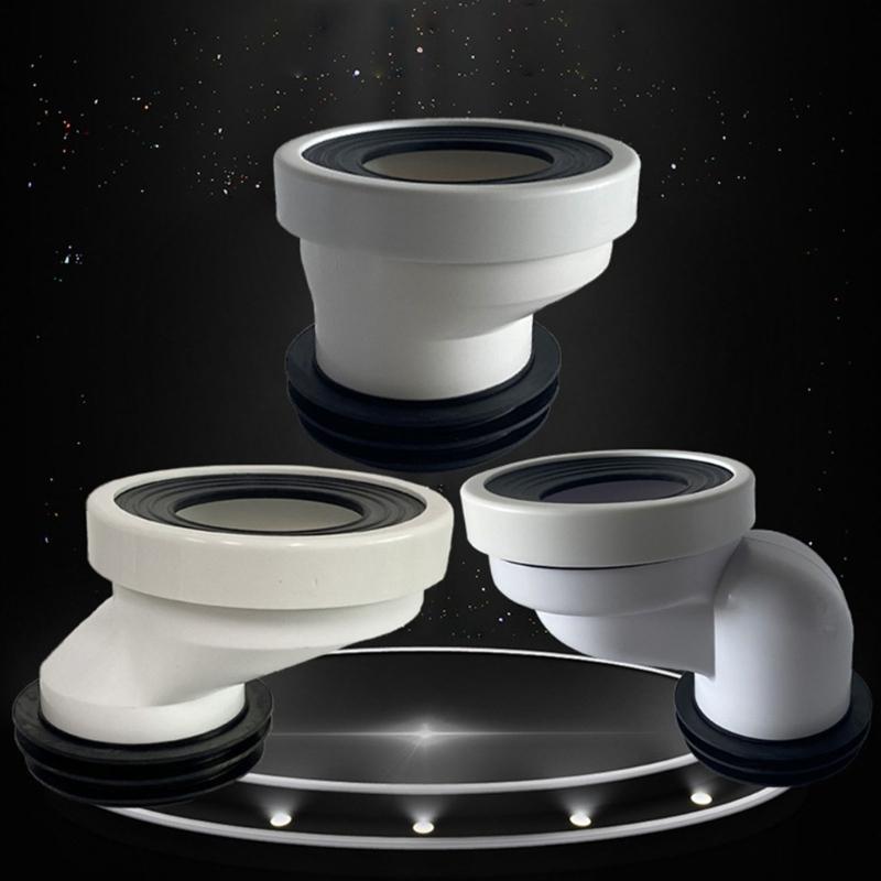 Bathroom Toilet Pipe Connectors Flush Offset Toilet Flange Fitting Change Place Connectors for Tub Waste Drain System