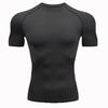 2025 Men's Quick-Dry Running T-Shirt: Breathable, Sweat-Wicking, Tight-Fit Gym Base Layer