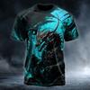 T-shirt da uomo animali T-shirt estiva manica corta Scorpione Stampa 3D T-shirt divertenti Moda casual Maschile Sportshirt Abbigliamento uomo oversize