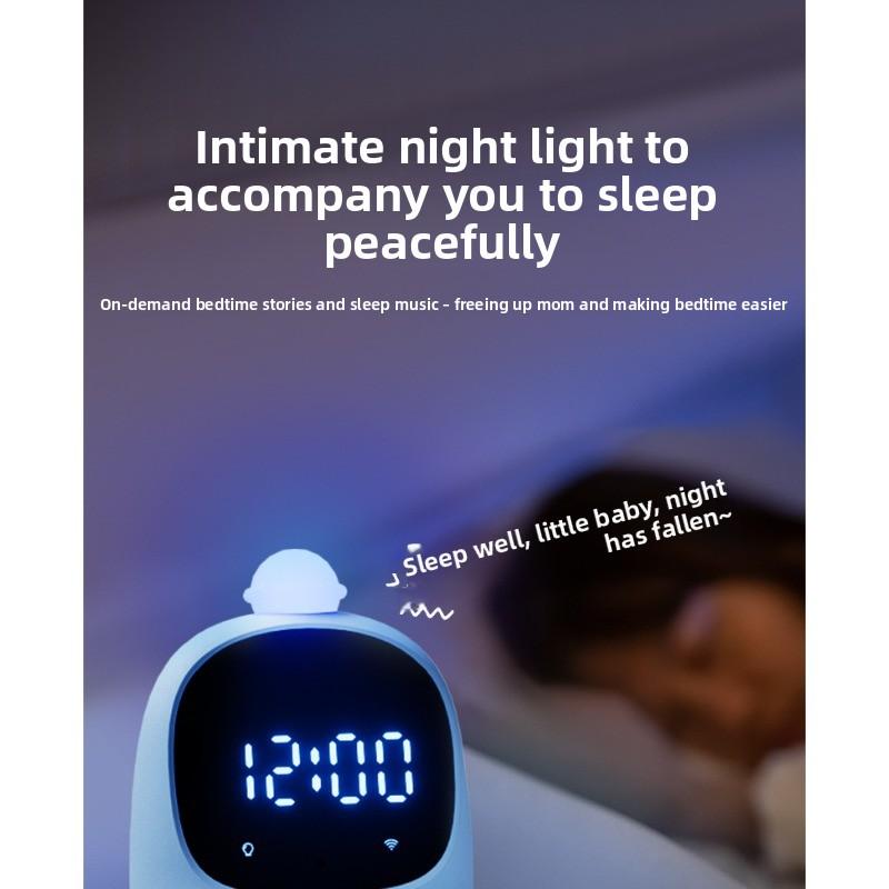 Voice Intelligent Alarm Clock Time Manager, Elementary School AI Model Course Textbook, Electronic Clock