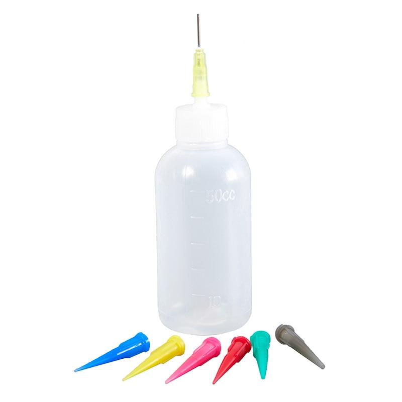 

1set 50ML Bottle Drawing Tools Jam Pot Cake Tools Jam Painting Squeeze Bottles With 7 Nozzles Cake Decor Baking Pastry