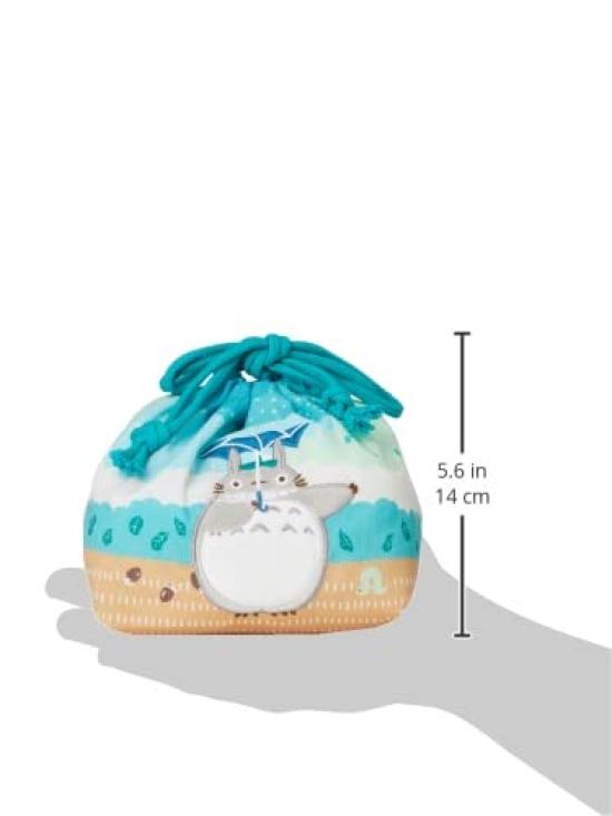 Marushin Bento Bag with My Neighbor Totoro Dripping Rain Perfect for and Elementary Suitable for Boys and Character Design Gusset, Design, Design,