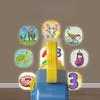 1 Set Baby Früherziehung Puzzle Projektor Taschenlampe Spielzeug Kinder Handheld Projektions-Taschenlampe Leuchtende Spielzeuge Mit 96 Mustern