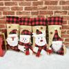 3D Cartoon Flannel Christmas Stockings & Gift Bags - 2025 Holiday Decorations