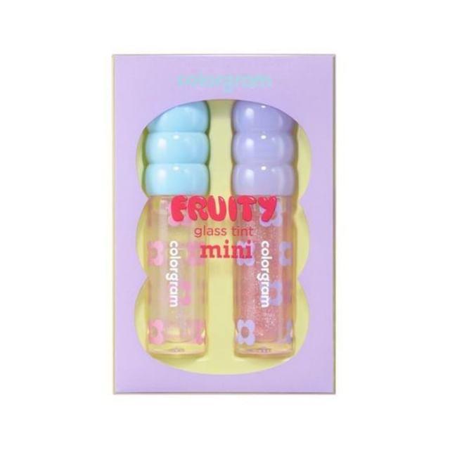 Colorgram Фруктовый стеклянный тинт Мини Дуо Набор - 3 Цвета #01 Double Gloss