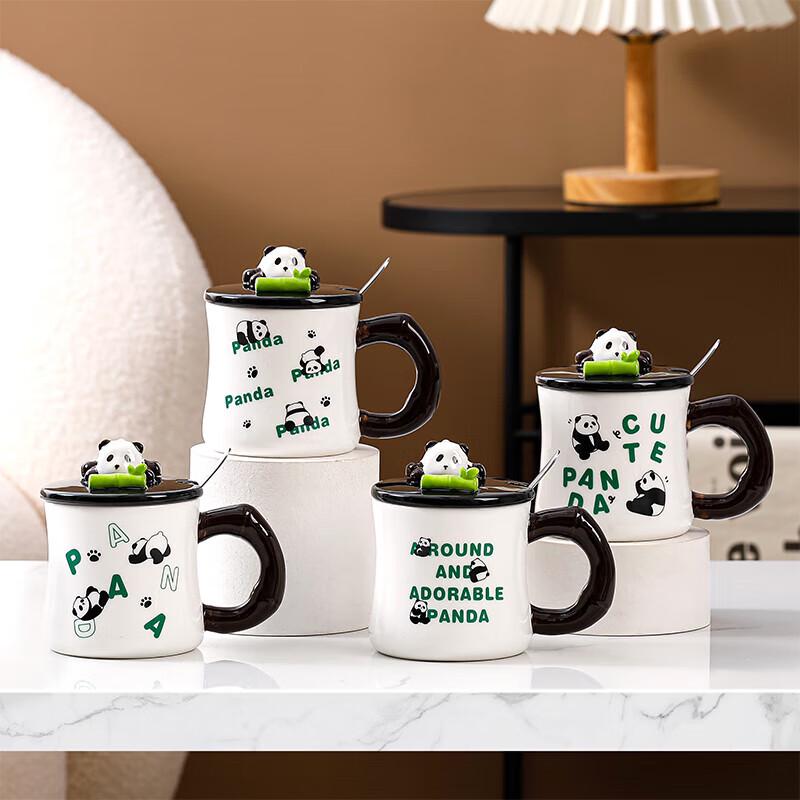 

Bamboo Panda Mug with Phone Holder