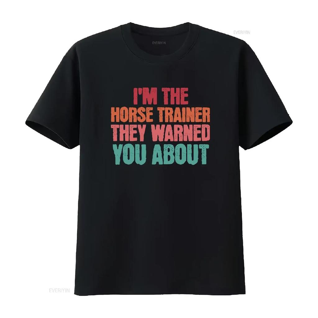 funny horse trainer shirt equestrian tee gift for riding instructor horses lover t barn mom friend horseback present vintage