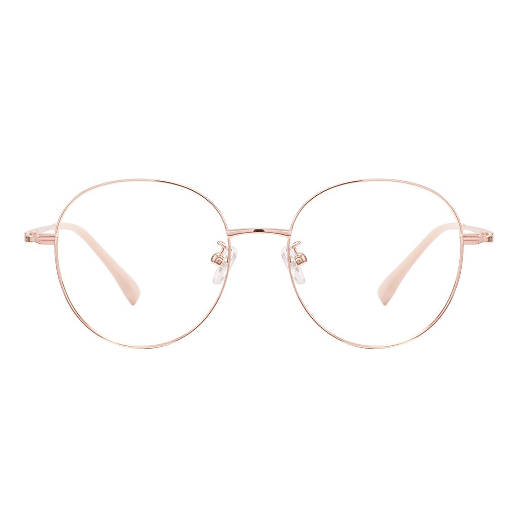 Metal Colorful Oval Full Rim Man And Women Glasses Frame Retro Round High Quality Spectacle For Medical Prescription Lenses