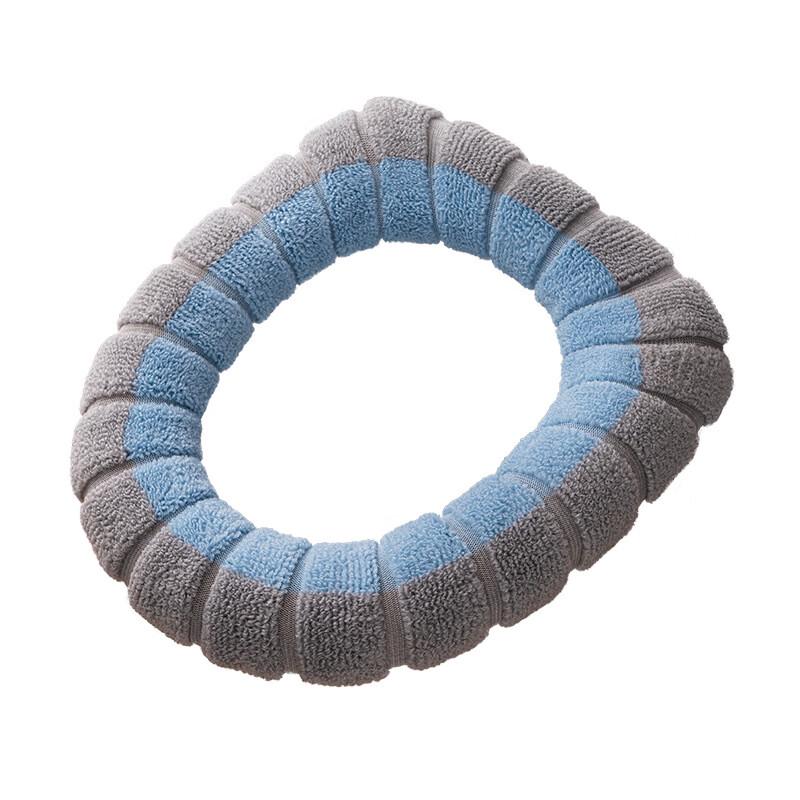 20-Pack Knitted Thickened Two-Tone Toilet Seat Covers