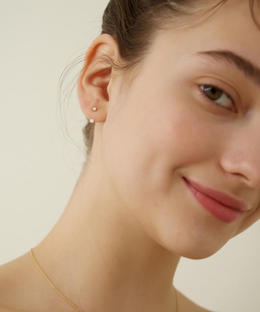 Tatiana [Silver 925] Moissanite Ear Jacket Earrings_De0004