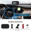 GPS Speedometer Digital Speedometer for Car, Heads up Display for Cars with Speed,Voltage,Speed Alarm (Single Segment/Four Segment), MPH Speedometer