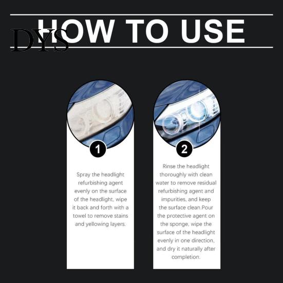 Car Light Scratch Repair Headlight Restoration Kit, Cleaner and Restorer Automotive Headlamp Anti-yellowing Treatment Removing Yellowing Oxidized for