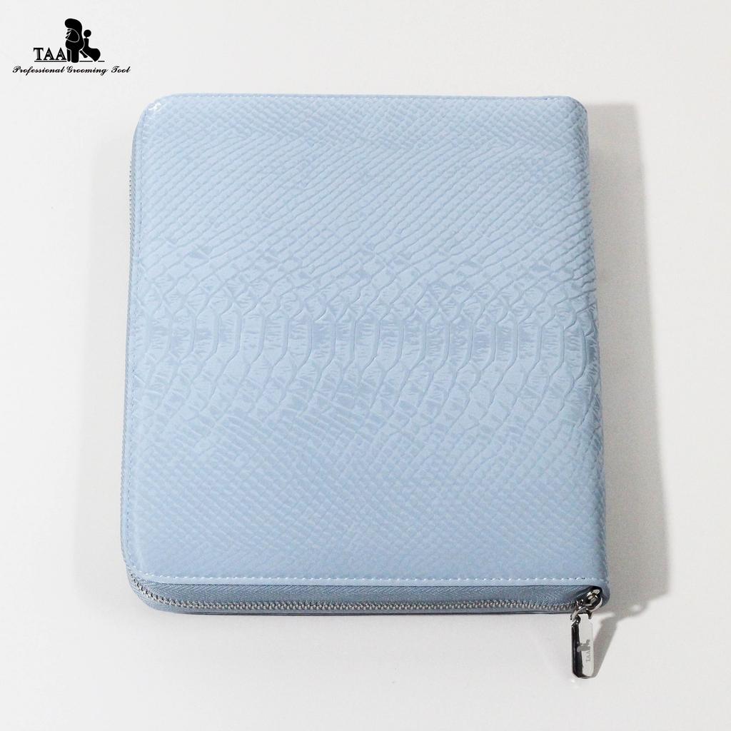 TAA Scissors Bag Pet Scissors Combs Bag Genuine Leather Lining PU Professional Tool Pack Colorful Morandi Pouch Pet Accessories 1