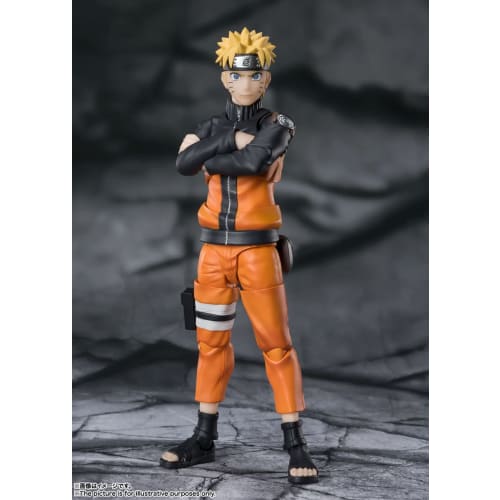 TAMASHII NATIONS S.H.Figuarts NARUTO Shippuden Uzumaki Naruto - The Jinchuriki of the Nine-Tails, Entrusted with Hope - Approximately 145mm PVC & ABS