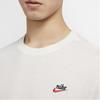 Nike Small Logo Solid Color Printed Short-Sleeve T-Shirt for Men In White
