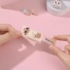 1/4pcs Cozy Cat Pencil Sharpener Mini Transparent Cartoon Kitties Manual Sharpeners Stationery School Kids Gift Reward