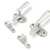 Door Lock Stainless Steel Latch Anti-Theft Lock Door Buckle Wooden Door Latch Bolt  Exposed Installation Handle Latch