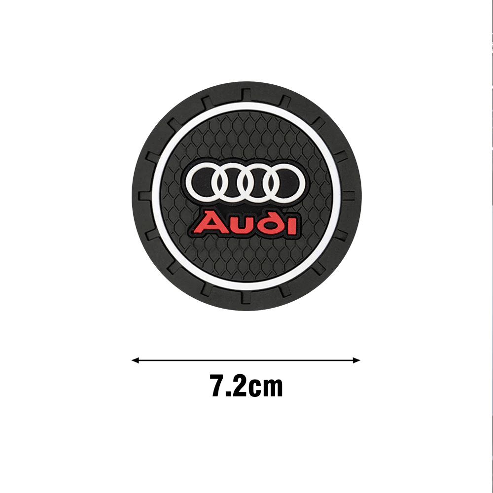 Car Water Coasters Water Cup Anti Slip Mat For Gwjd8 A4 B7 A6 C7 B9 B6 A5 B8 C6 4F A5 A3 A1 Sline 8P A7 A8 S3 S4 8L Q6 Q4 B5 B3