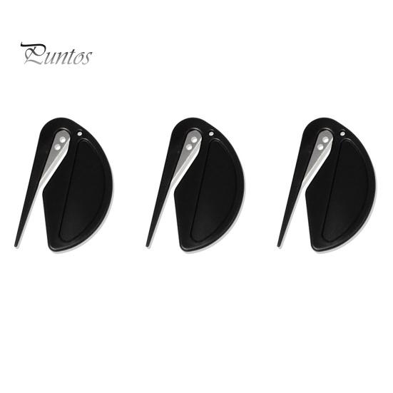 

Многоцелевой открывалка для писем с острым лезвием, инструмент для резки бумаги для рулона крафт-бумаги, упаковочная упаковка для скрапбукинга, рождественский конверт, почта 3pcs чёрный