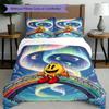 3pcs Duvet Cover Set (1*Duvet Cover + 2*Pillowcase, Without Core),PAC Print Bedding Set, Bedroom Decor, All‑Season, Birthday Gift