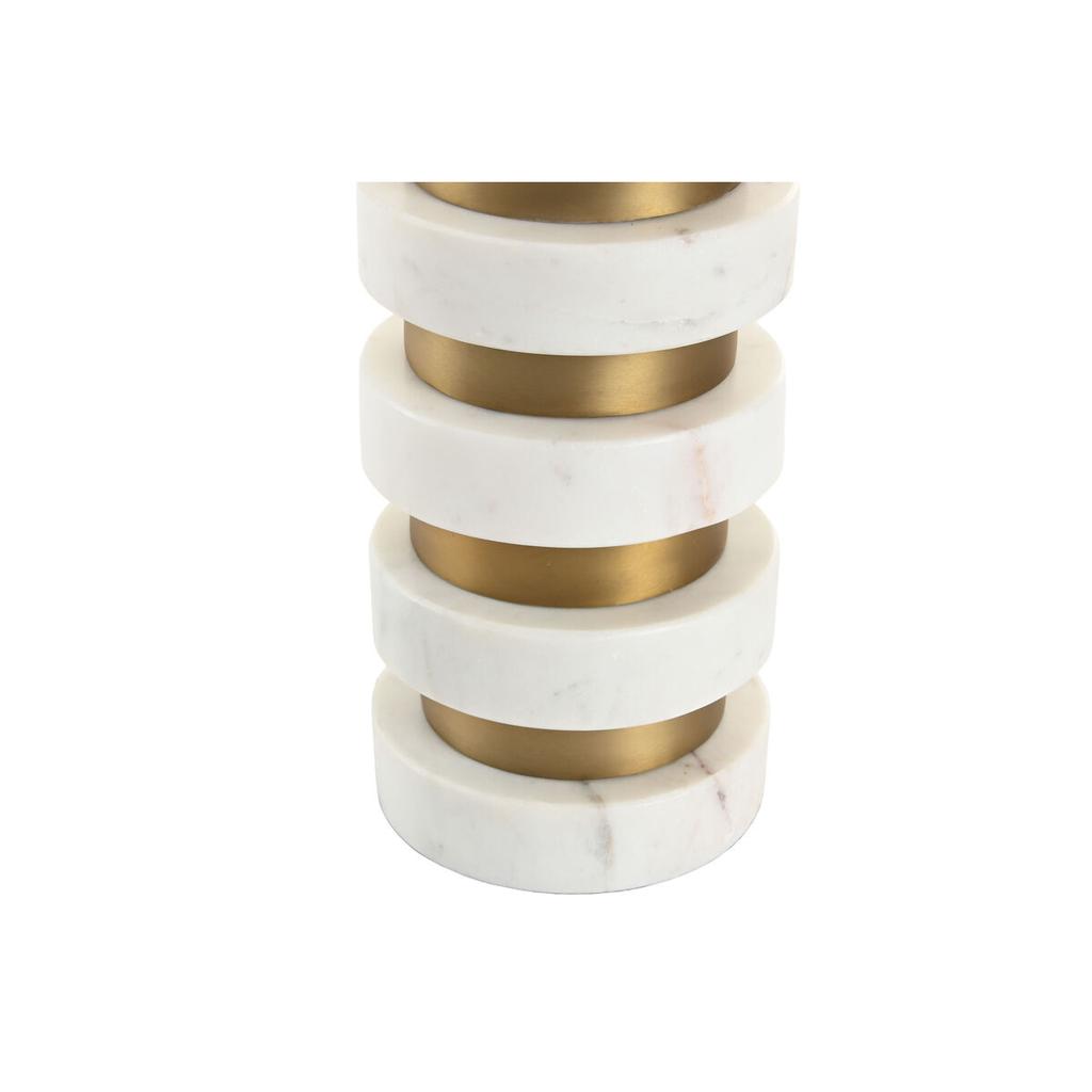 Desk lamp Home ESPRIT White Beige Golden 50 W 220 V