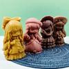 3D Girl Silicone Candle Mold DIY Aromatherapy Gypsum Crystal Epoxy Resin Molds