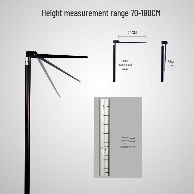 Carefully Commercial Mechanical Height and Weight Scale