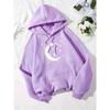 European and American Fashion Casual Sports Hooded Printed Sweatshirt