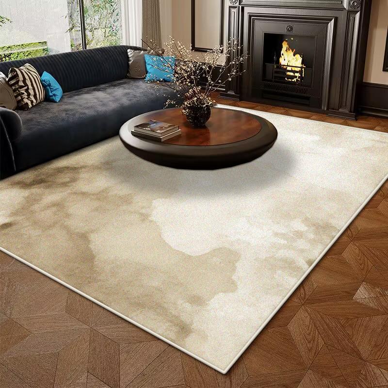 

Современные минималистичные ковры для гостиной, роскошный декор для спальни, ковер, пушистый мягкий коврик для лаунжа, домашний абстрактный нескользящий плюшевый коврик 60*90cm