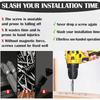 DIY Electric Drill Screw Holder Anti Drop Bit Attachment for Phillips Head Fixing Clamp One Handed Repair Tool Set