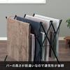 Tenma A clothesline with a chic design that blends in with any for indoor black towel for width 70 x depth 56 x height 72 - interior, laundry, use,