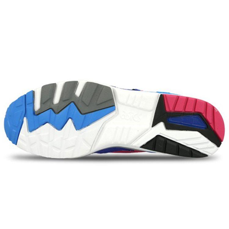 Asics Comfortable Versatile Sports Durable Low-Top Marathon Running Shoes Men Running Shoes Blue Pink H52QK-4242