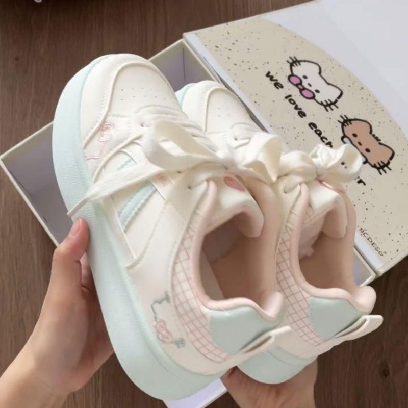 Maillard platform women's autumn new chic niche design casual student sports board shoes