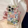 Sweet Life Pattern Phone Case For iPhone 16 15 14 13 12 11 Pro Max Mini X XS SE 7 8 Plus 16E Shockproof Transparent Cover Fundas