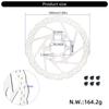 Stainless Steels Bike Disc Brake Rotor with Screws Disc Brake Adapter Road Bike Brakes Rotor Cycling Accessories
