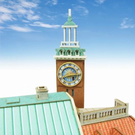 Sankei Miniature Art Kit Studio Ghibli Series Delivery Town of Koriko Scale Paper Craft Kiki's Service 1/220 MK07-16