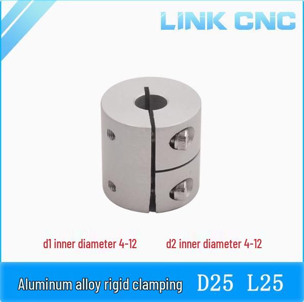 Жесткая муфта-зажим для двигателя из алюминиевого сплава CNC D25 L25 Bore 10x10 (1 piece)