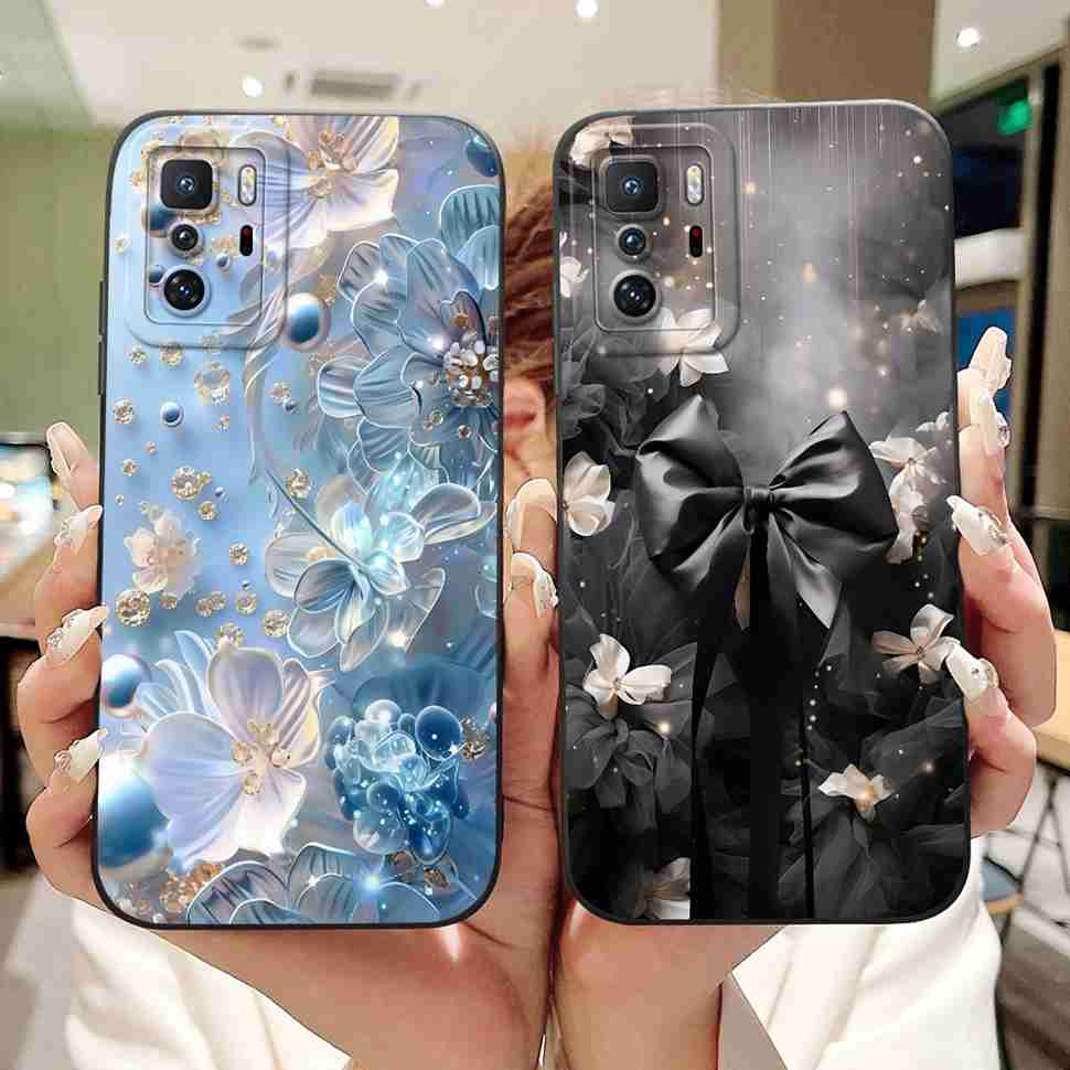 For  Xiaomi Redmi Note 10 Pro China Case Cute Cartoon Girl Cover Soft Silicone Phone Case For Xiaomi POCO X3 GT X3GT Full Bumper