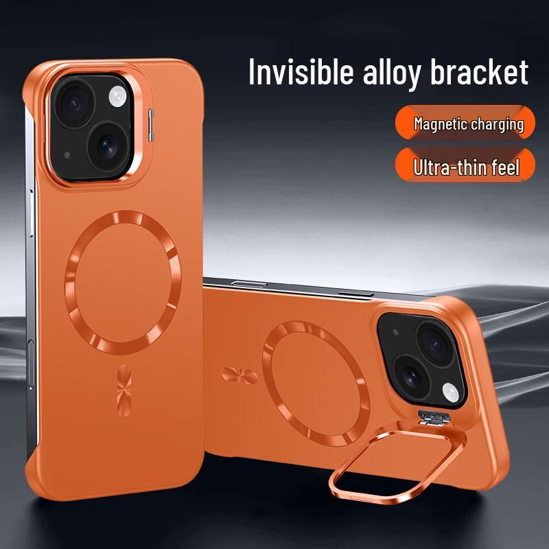 Apple iPhone 15 Pro Compatible Ultra-Thin Metal Frame Case with Magnetic Heat Dissipation 15