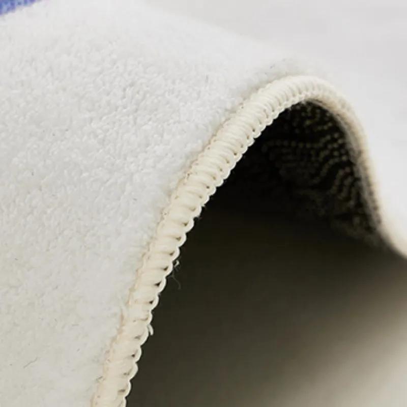 Large Area Green Rugs for Bedroom Nordic Living Room Decoration Shaped Carpet Irregular Plush Lounge Rug Home Thick Washable Mat