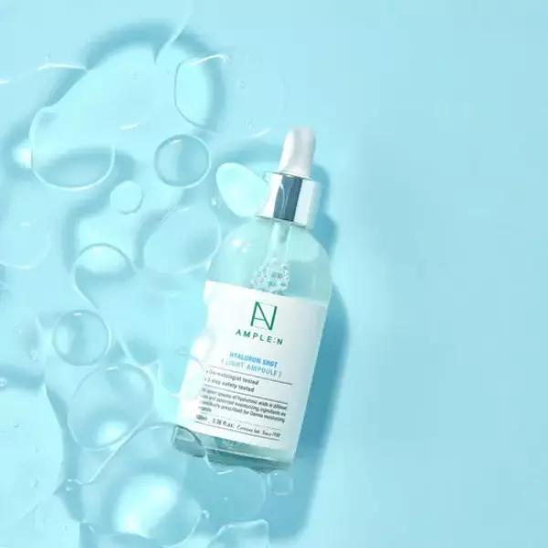Authentic Coreana [Ample N] Hyaluron Shot Light Moisture Ampoule 100ml