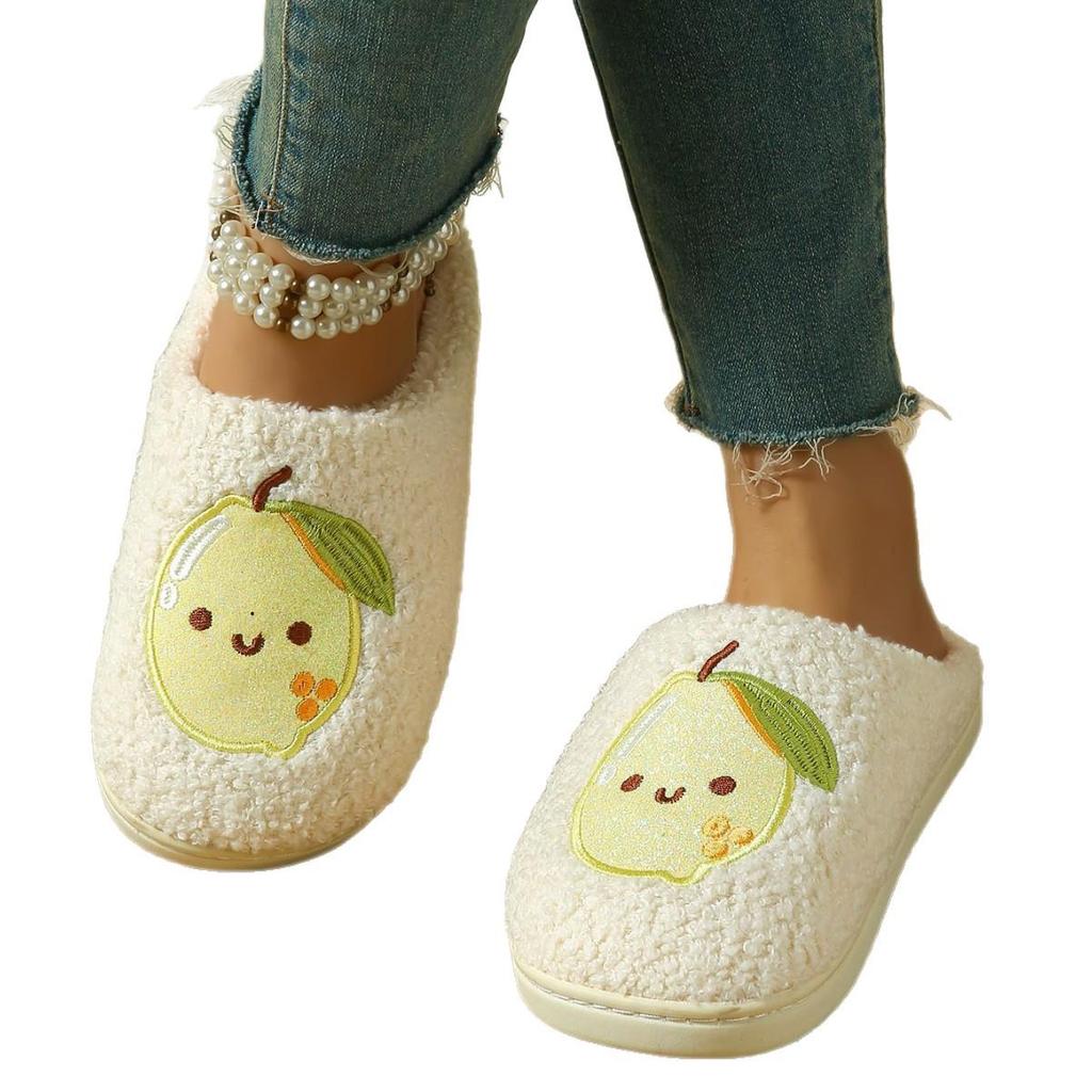 Bekväma Vinterbomullstofflor för Par - Mjuka, Förtjockade, Halkfria Sulor